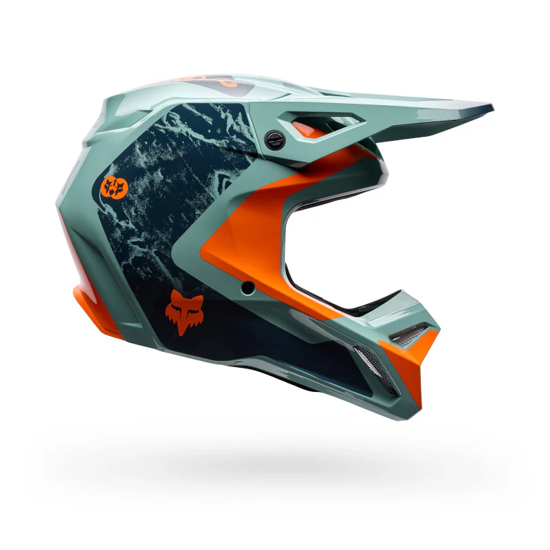 FOX 2026 V1 IMAGE PRINT HELMET - ARCTIC BLUE - Image 2