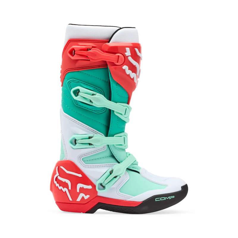 FOX WOMENS COMP BOOTS - AQUA - Image 2