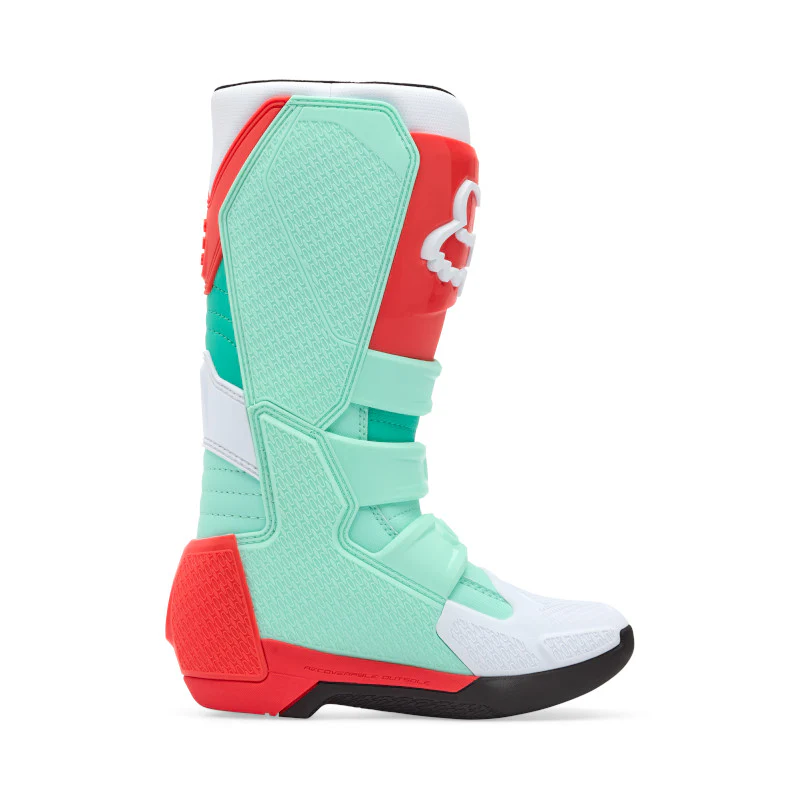 FOX WOMENS COMP BOOTS - AQUA - Image 3