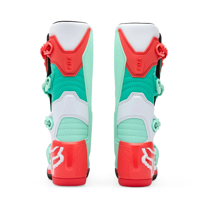 FOX WOMENS COMP BOOTS - AQUA - Image 4