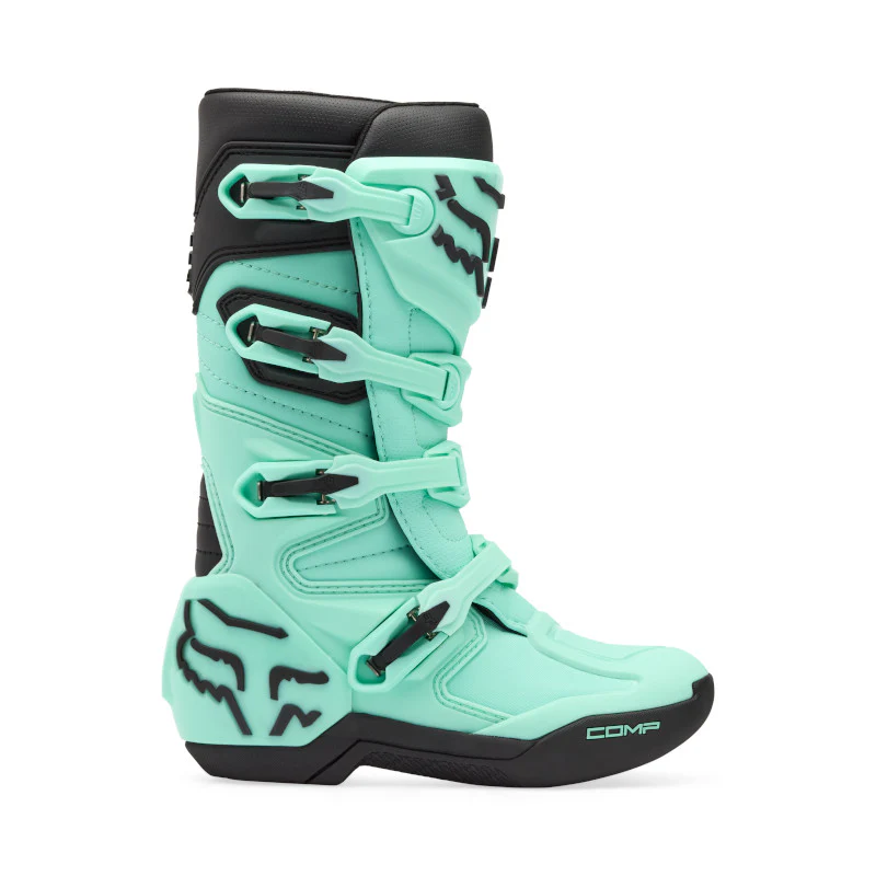 FOX YOUTH COMP BOOTS - TEAL - Image 4