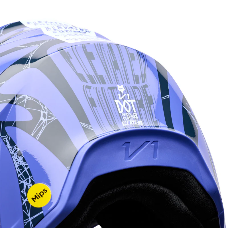 FOX 2026 V1 DIFFUSE SE HELMET - PURPLE DOVE - Image 7