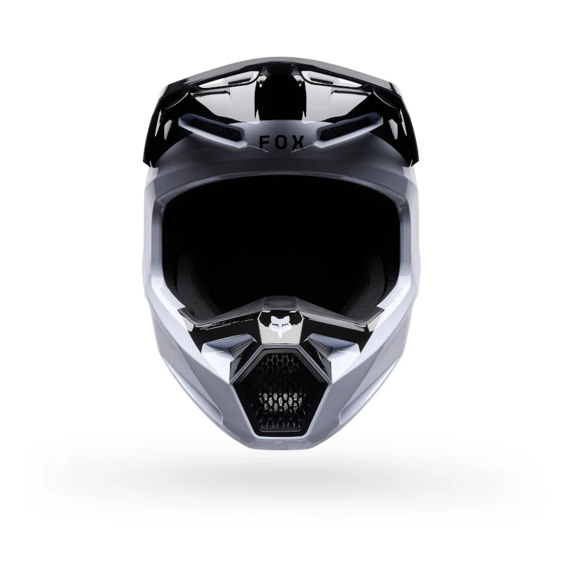 FOX 2026 YOUTH V1 NOBLE HELMET - BLACK/WHITE - Image 3