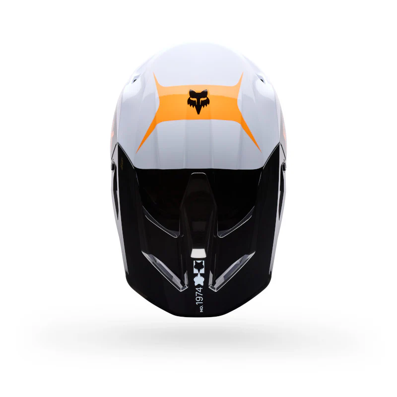 FOX 2026 YOUTH V1 NOBLE HELMET - BLACK/WHITE - Image 4
