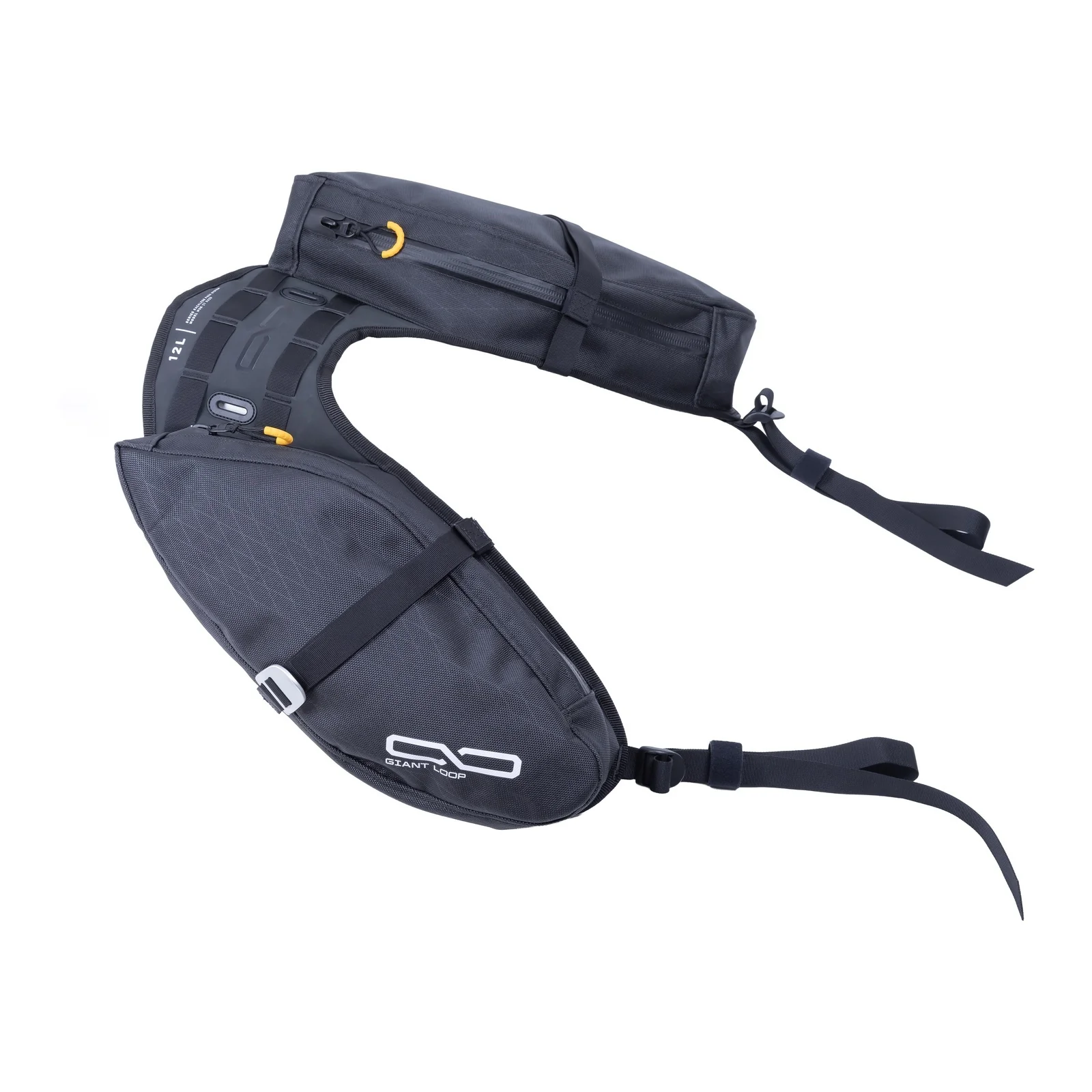 Giant Loop Mojavi Saddlebag Zip \'26 - Black (12L)