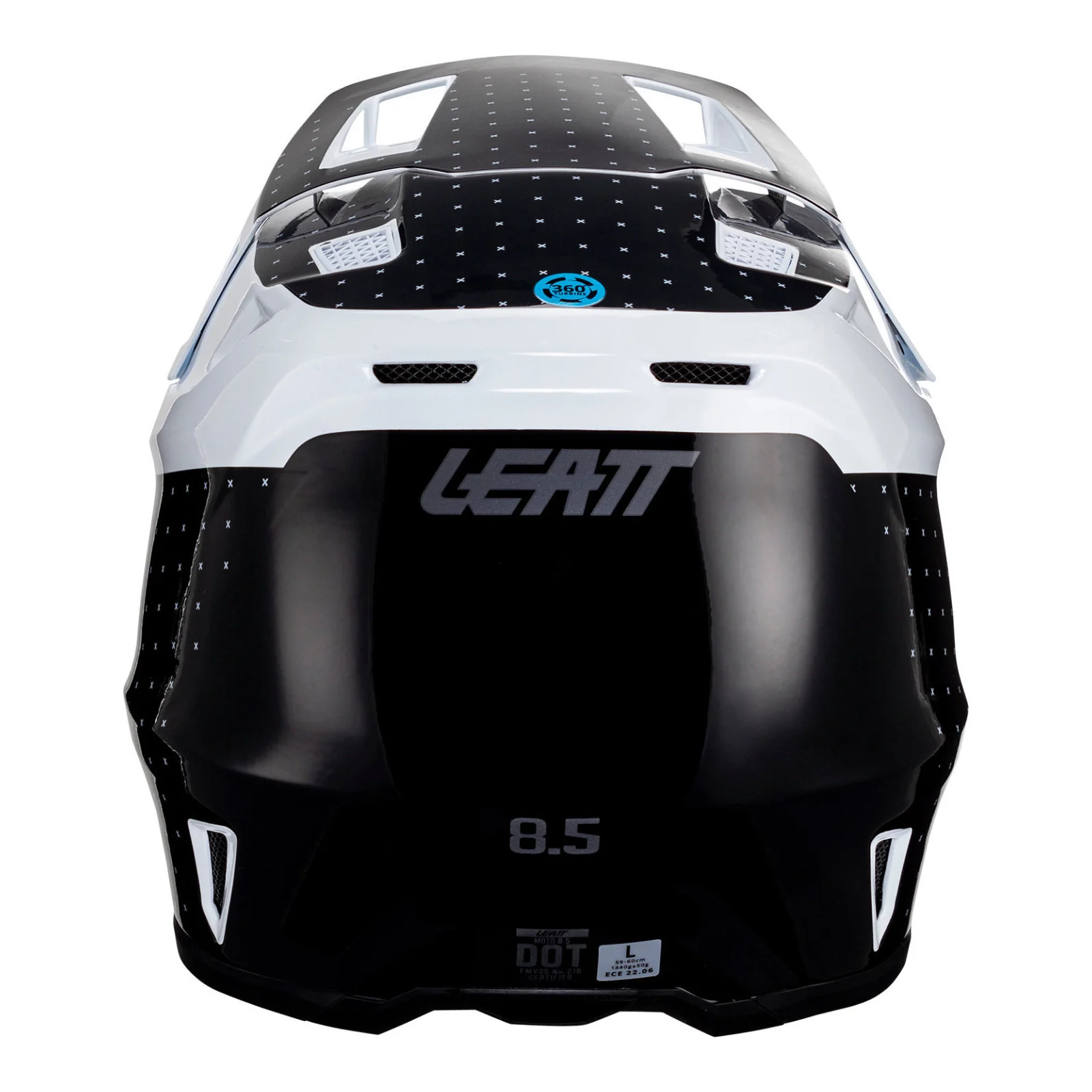 Leatt 2024 8.5 Helmet Kit - Black / White - Image 4