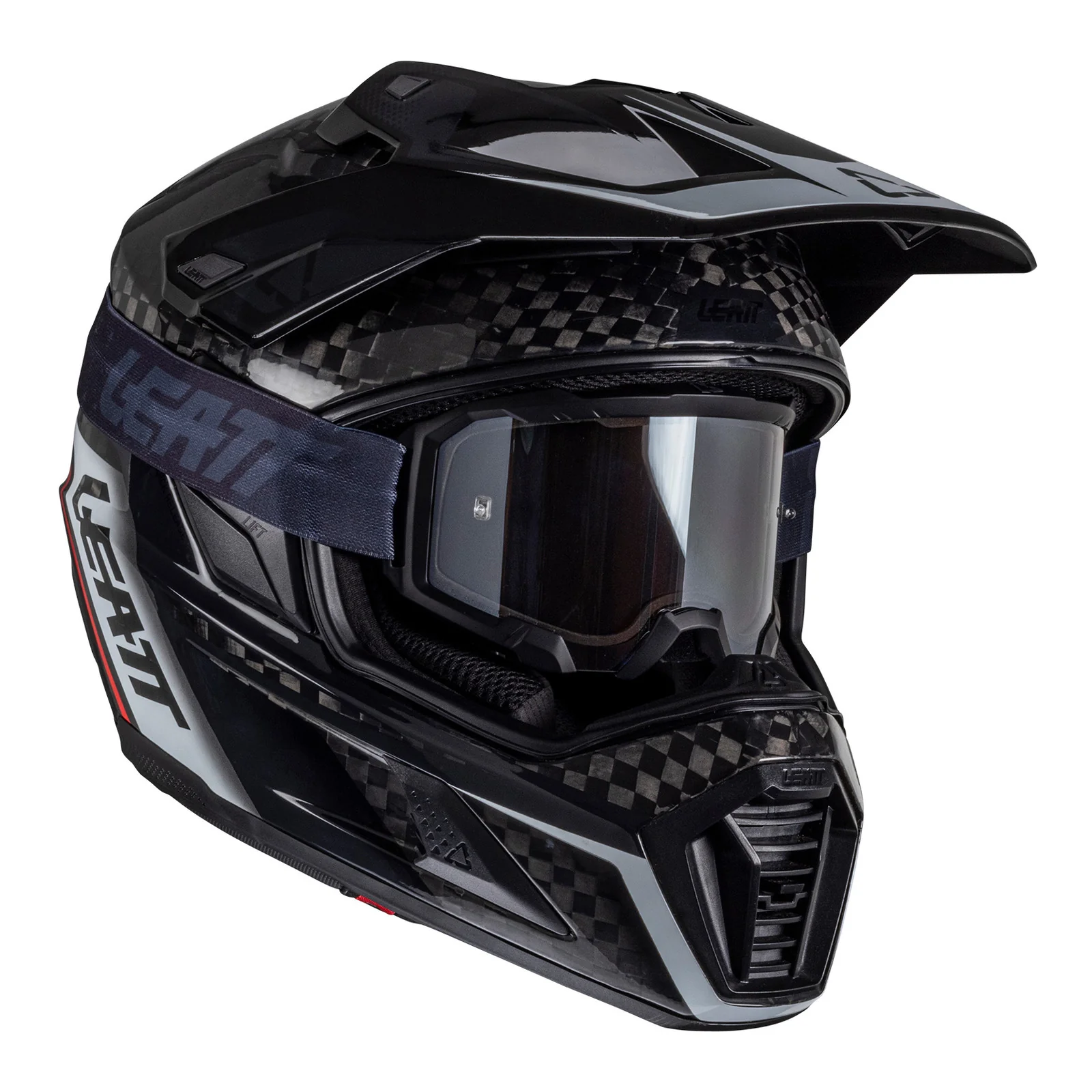 Leatt 2025 9.5 ADV Helmet Kit - Carbon - Image 3