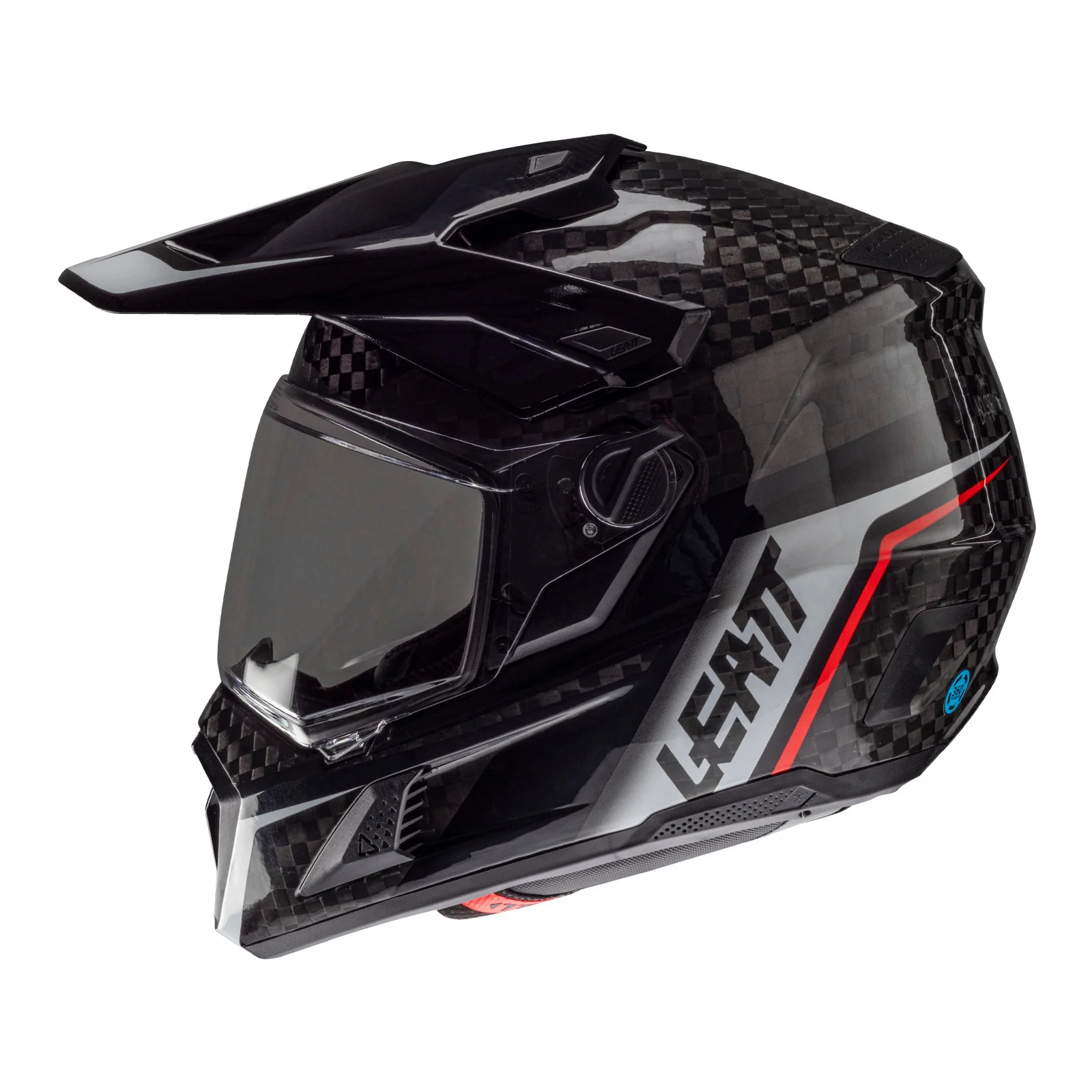 Leatt 2025 9.5 ADV Helmet Kit - Carbon - Image 5