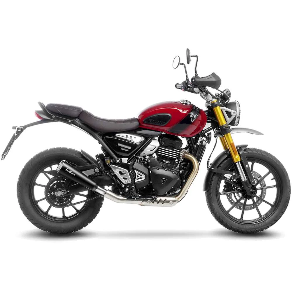 LEOVINCE GP ONE SLIP-ON FOR SPEED 400 / SCRAMBLER 400 \'24 > - STAINLESS BLACK - Image 5