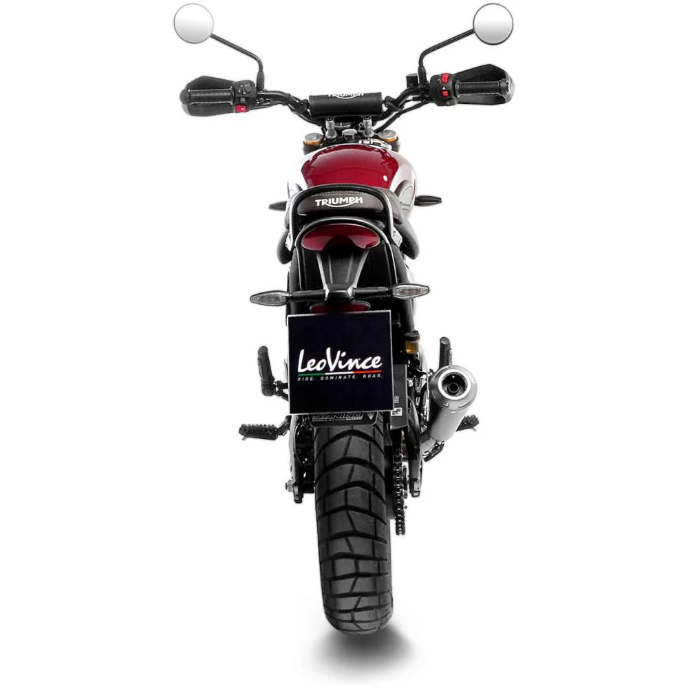 LEOVINCE GP ONE SLIP-ON FOR SPEED 400 / SCRAMBLER 400 \'24 > - STAINLESS BLACK - Image 7