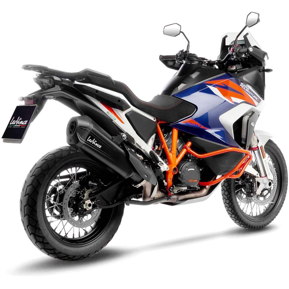 LEOVINCE SLIP-ON LV-12 R BLACK EDITION FOR 1290 ADVENTURE R/S 21> (fits with original panniers) - Image 3
