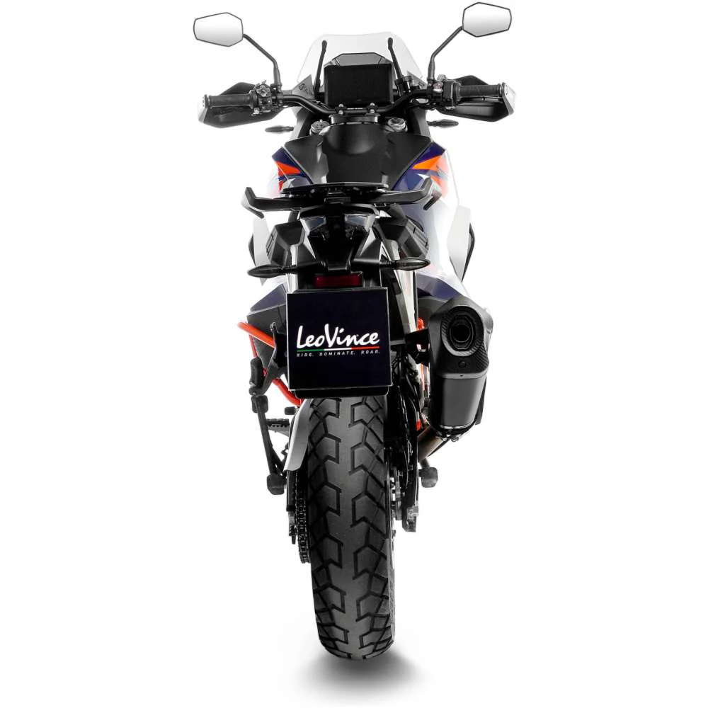 LEOVINCE SLIP-ON LV-12 R BLACK EDITION FOR 1290 ADVENTURE R/S 21> (fits with original panniers) - Image 4