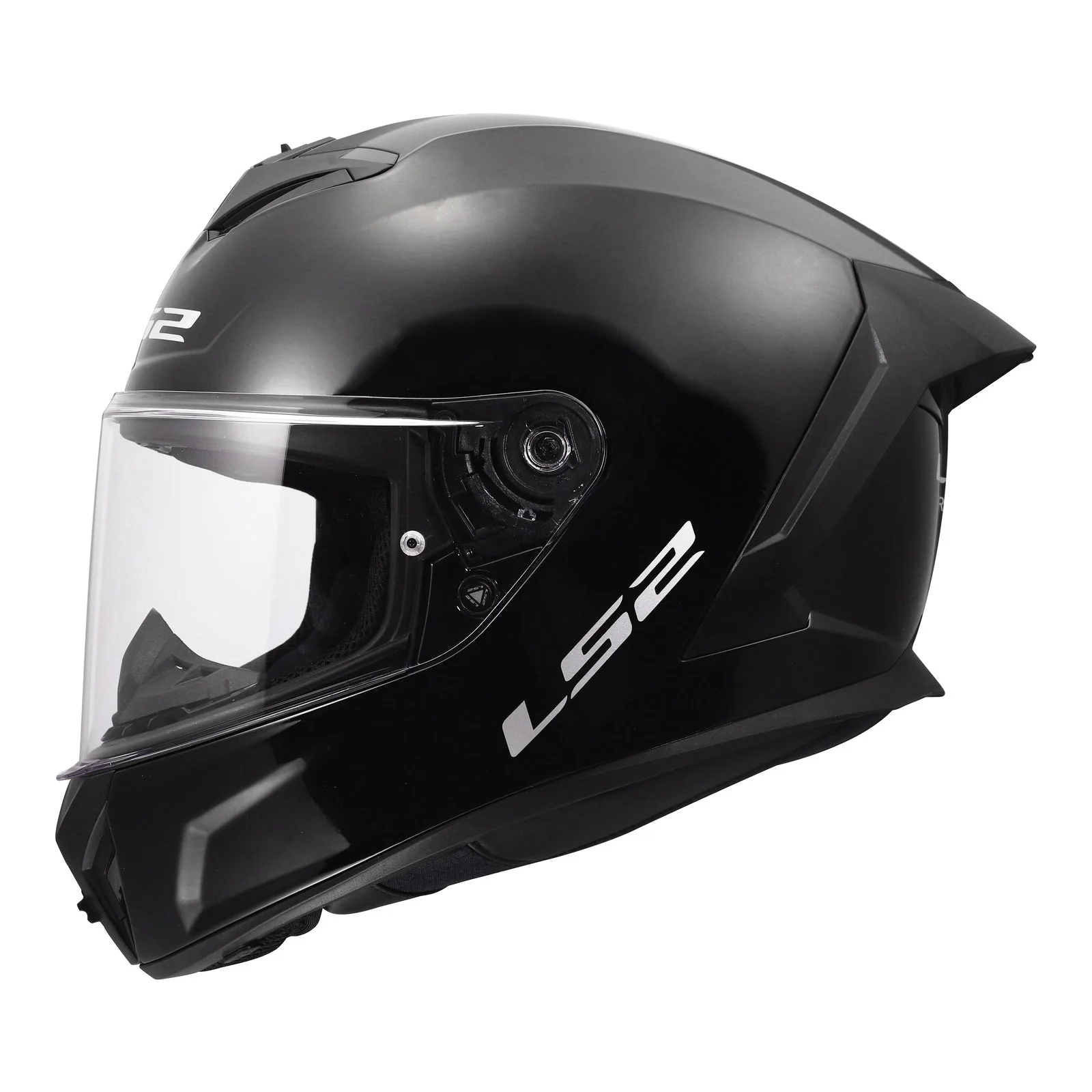 LS2 FF820 Rapid III Solid Helmet – Gloss Black - Image 2