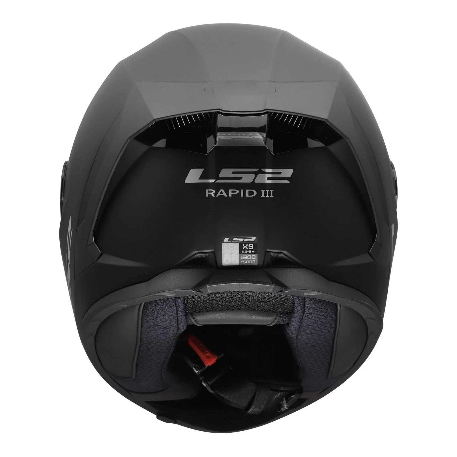 LS2 FF820 Rapid III Solid Helmet – Matte Black - Image 4