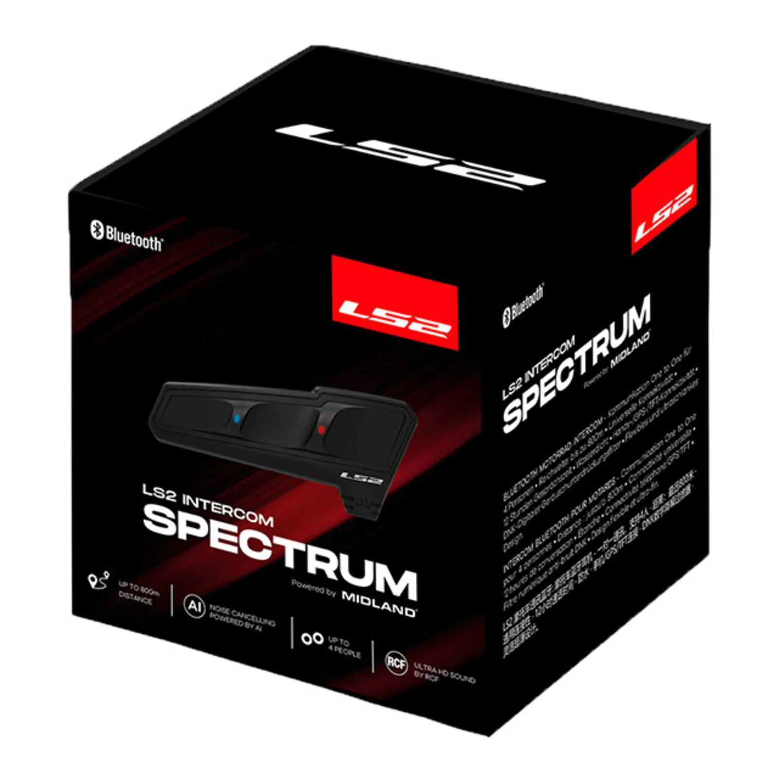 LS2 Spectrum Bluetooth Intercom by Midland - Single - Image 5