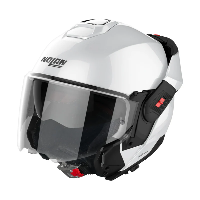 NOLAN N120-1 CLASSIC HELMET - METAL WHITE
