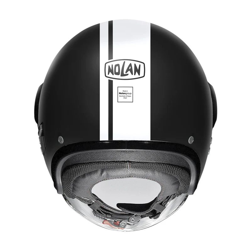 NOLAN N21 VISOR OPEN FACE DOLCE VITA HELMET - FLAT BLACK-WHITE - Image 4