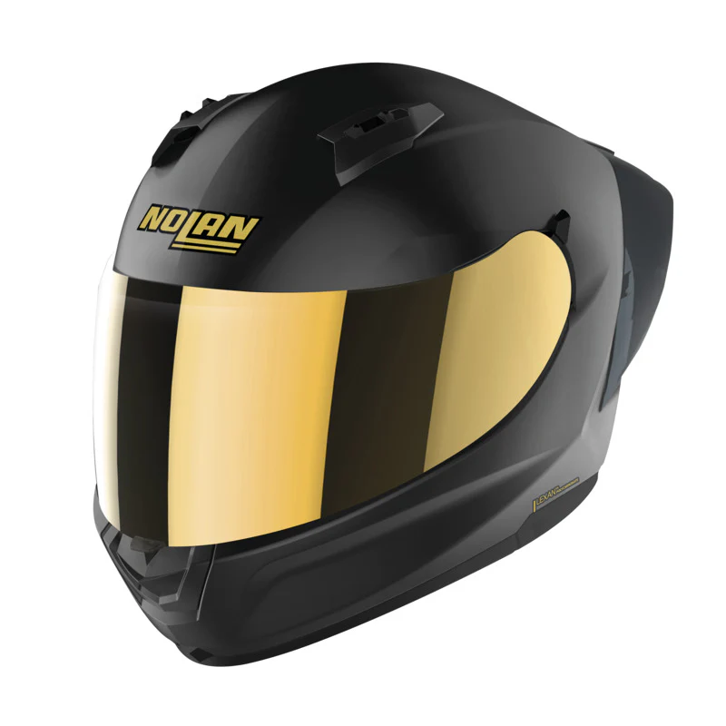 NOLAN N60-6 SPORT GOLD EDITION HELMET - FLAT BLACK