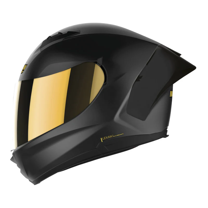 NOLAN N60-6 SPORT GOLD EDITION HELMET - FLAT BLACK - Image 3