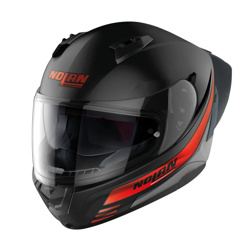 NOLAN N60-6 SPORT OUTSET HELMET - FLAT BLACK/RED