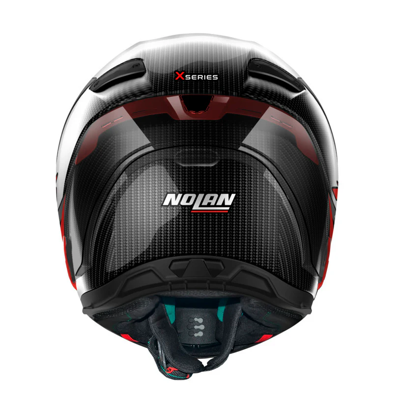 NOLAN X-804 RS HOT LAP HELMET - CARBON RED - Image 3