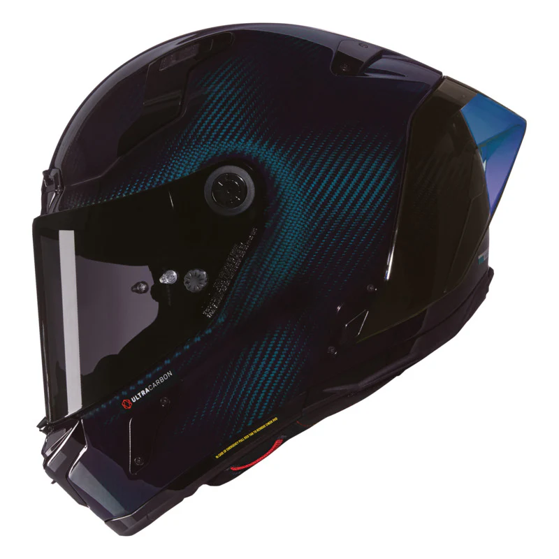 NOLAN X-804 RS LIQUIDO HELMET - BLUE TINT CARBON - Image 2