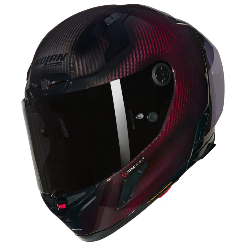 NOLAN X-804 RS LIQUIDO HELMET - RED TINT CARBON - Image 2