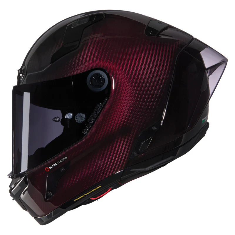 NOLAN X-804 RS LIQUIDO HELMET - RED TINT CARBON - Image 3