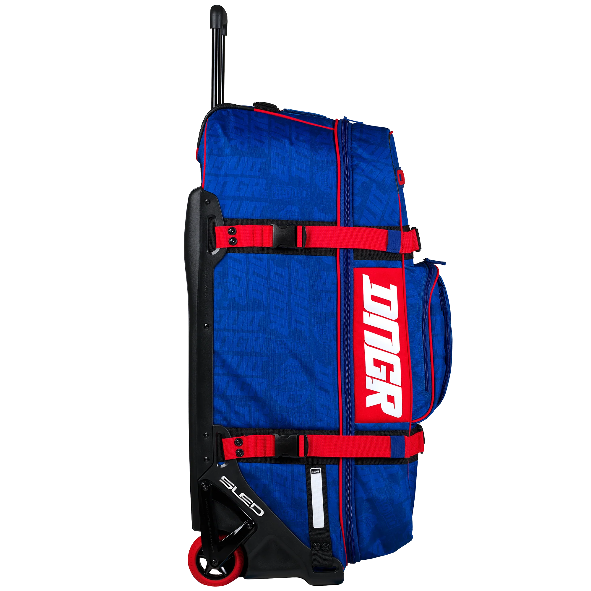 OGIO DNGR DEEGAN RIG 9800 (WHEELED) GEAR BAG - DEEP BLU/RED - Image 5