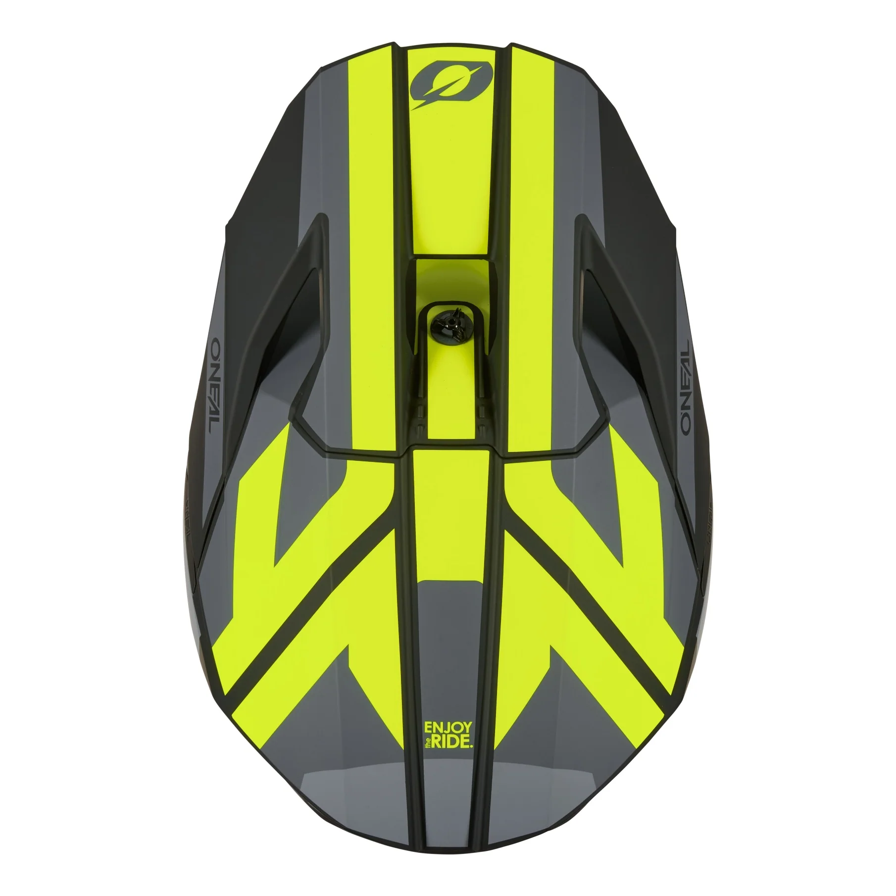 ONEAL 2026 3SRS RIDE HELMET - BLACK/GREY/NEON YELLOW - Image 3