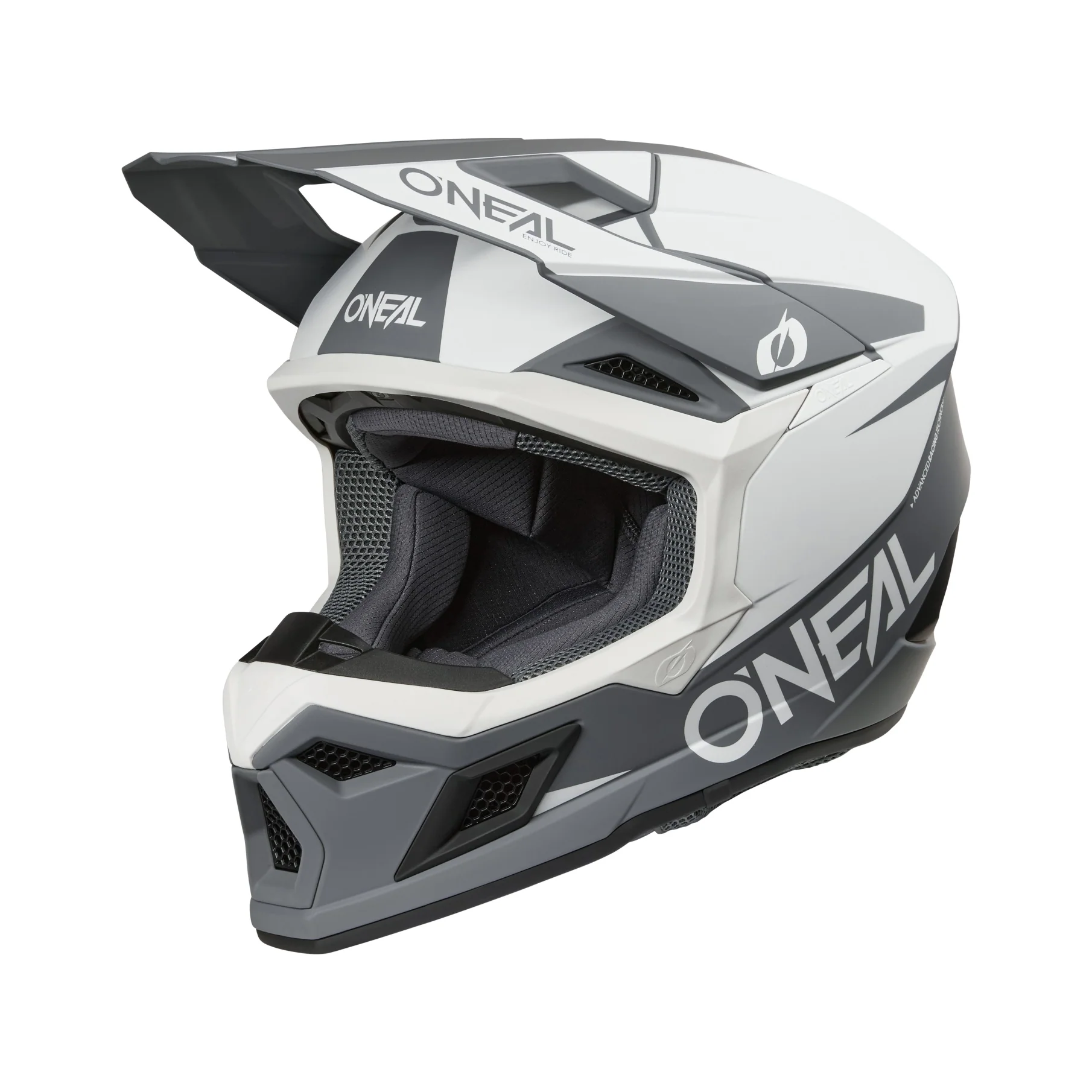 ONEAL 2026 3SRS SOLID HELMET - WHITE/BLACK