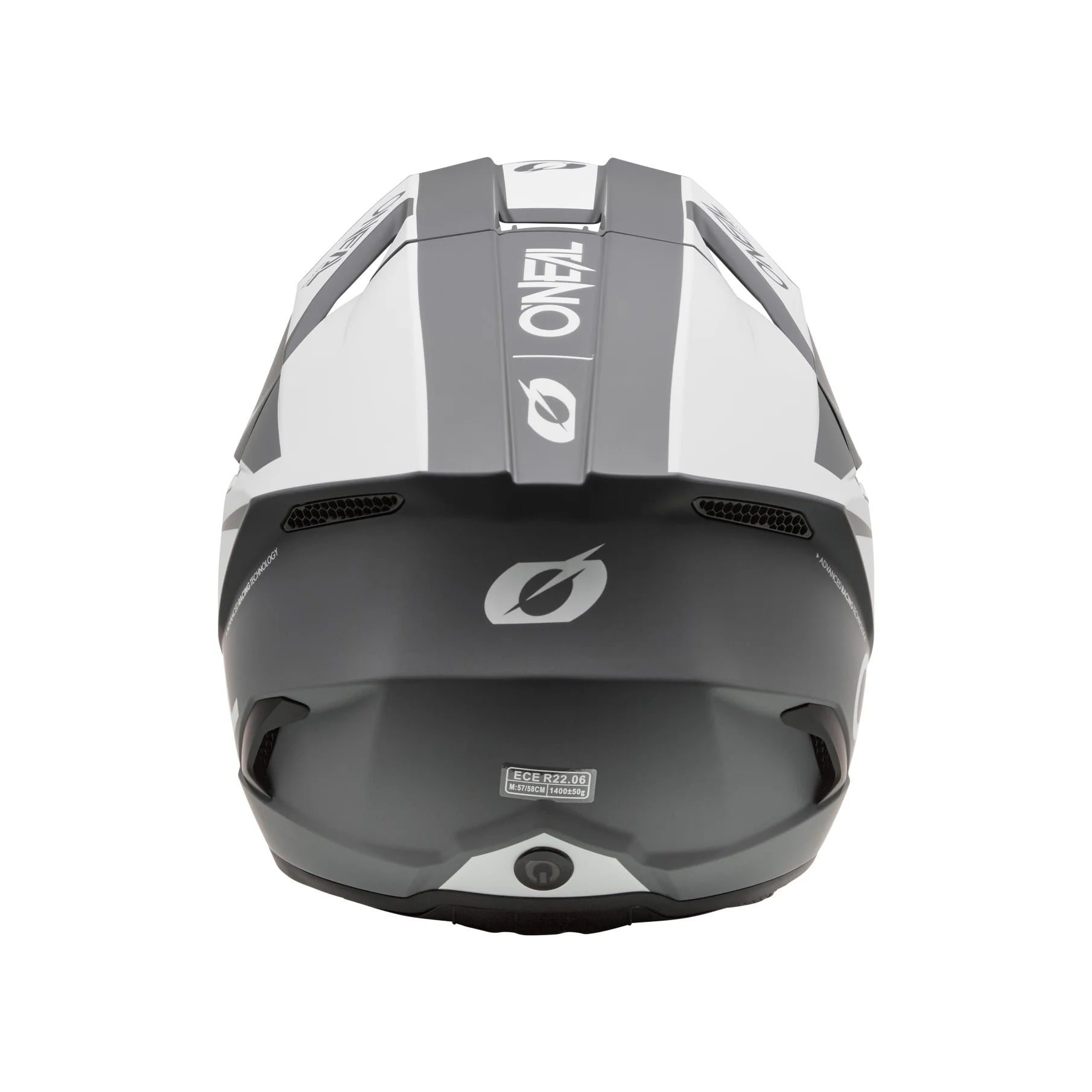 ONEAL 2026 3SRS SOLID HELMET - WHITE/BLACK - Image 4