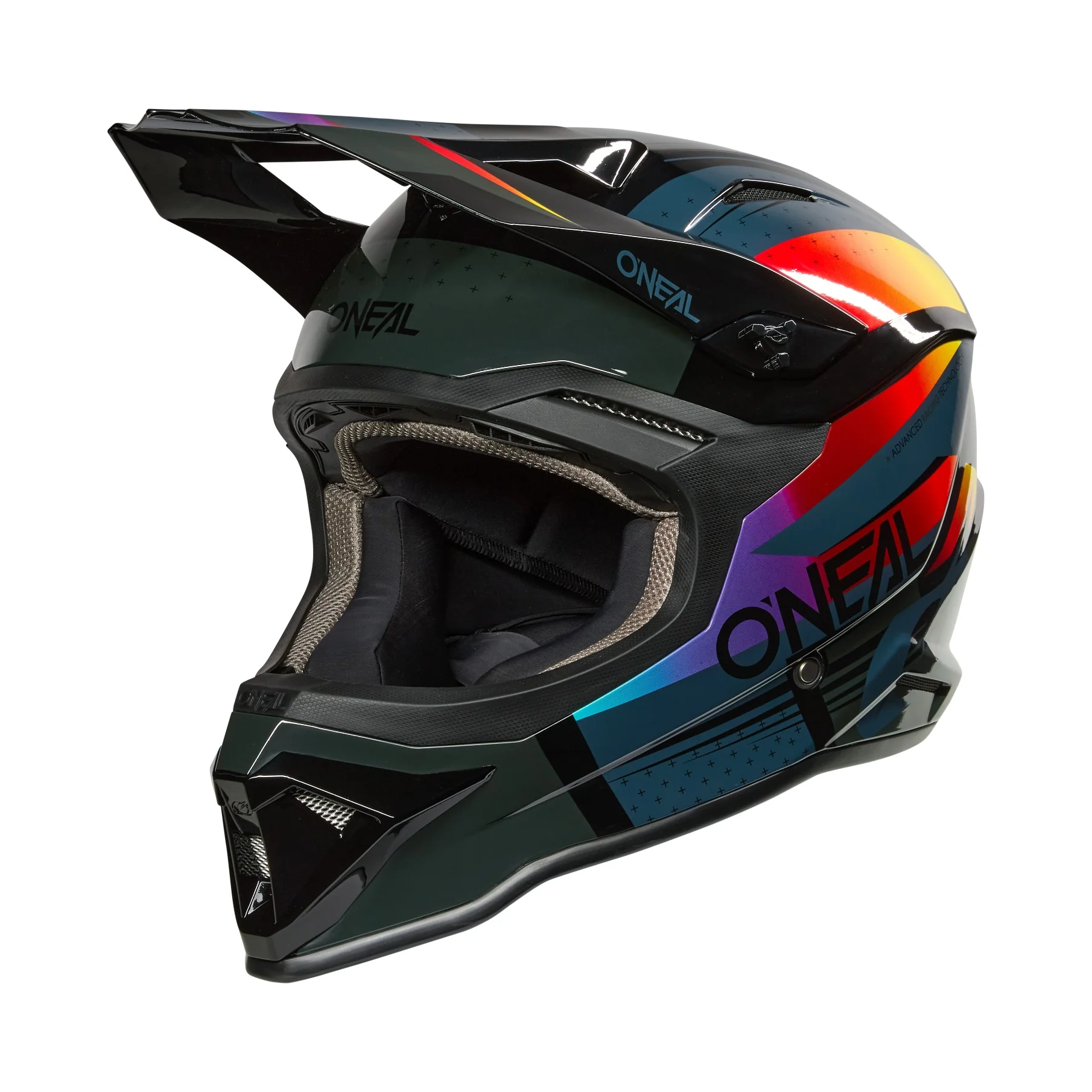 ONEAL 2026 YOUTH 1SRS RC HELMET - BLACK/MULTI