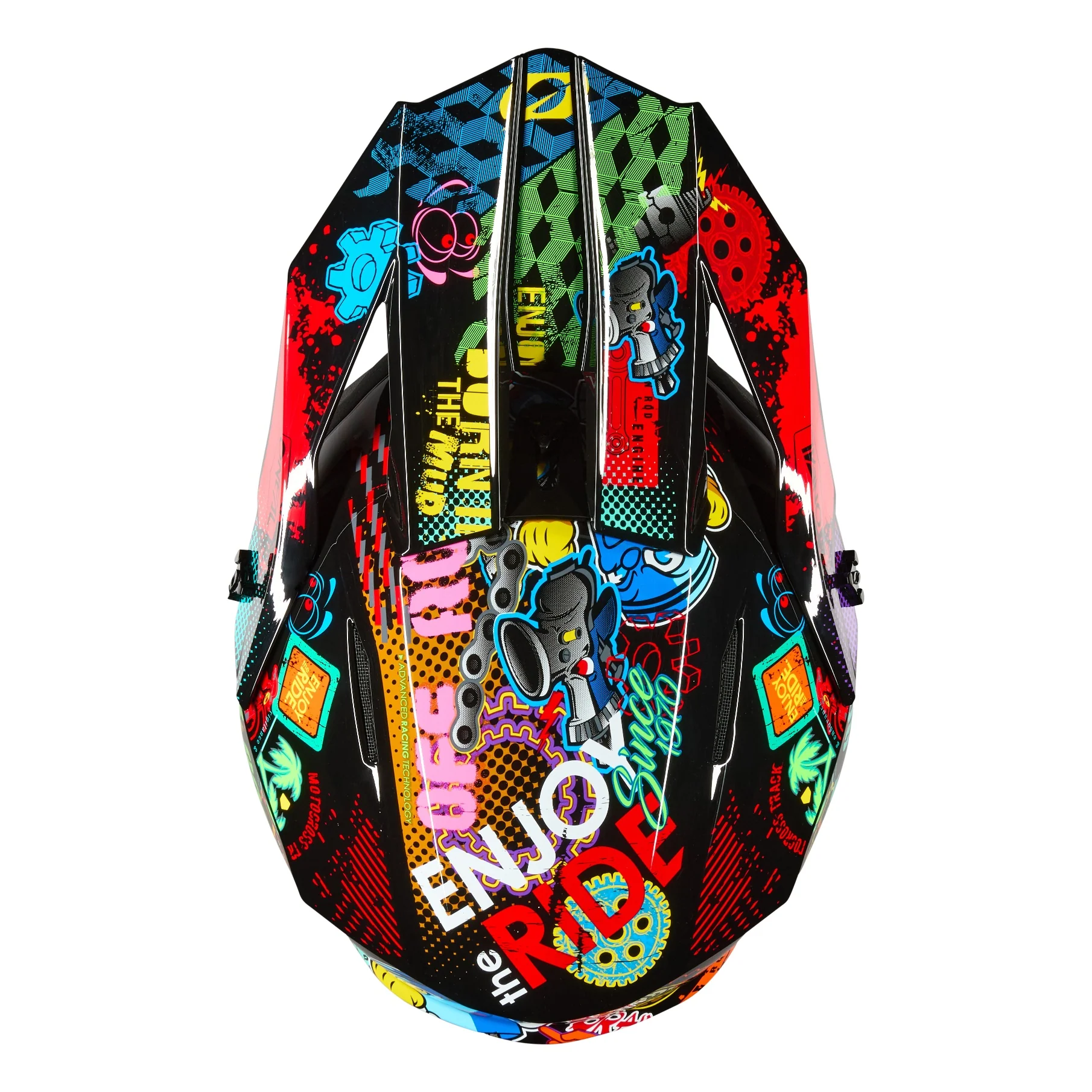 ONEAL 2026 YOUTH 1SRS VIBRANT HELMET - MULTI - Image 4