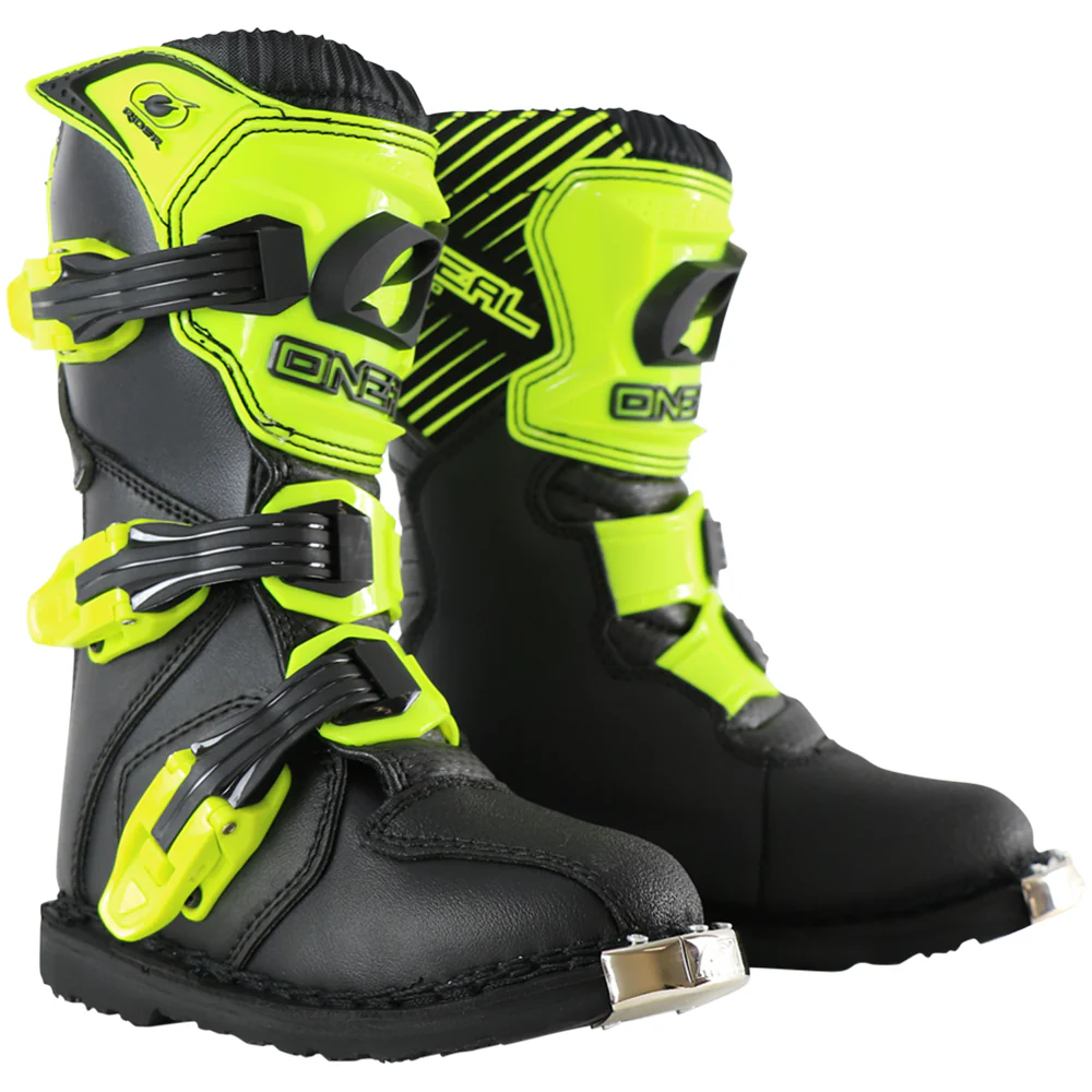 ONEAL YOUTH RIDER BOOTS - NEON YELLOW/BLACK