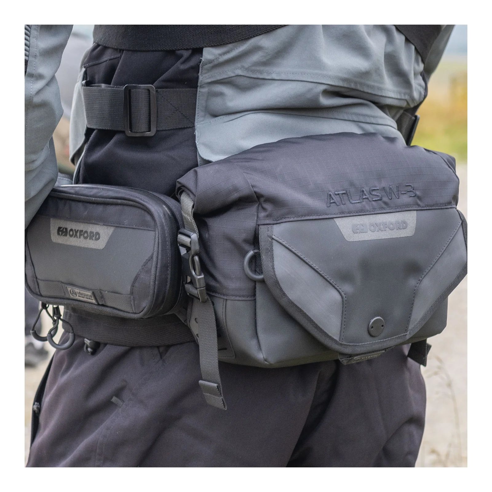 Oxford Atlas W-3 Advanced Waist Pack with Beltpack – Black - Image 3