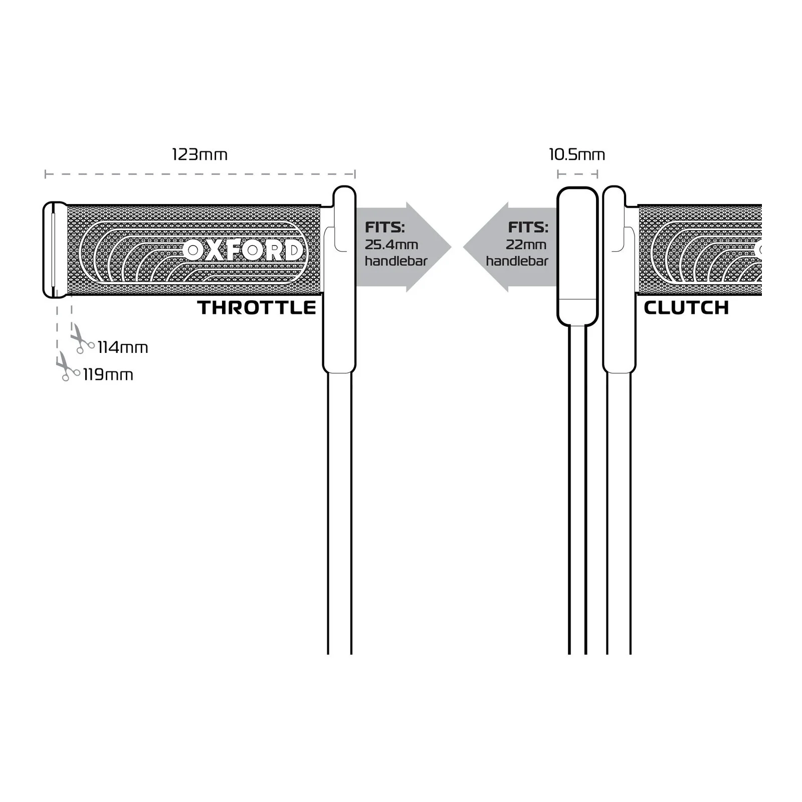 Oxford Hotgrips Advanced Integrated Sport - Image 5