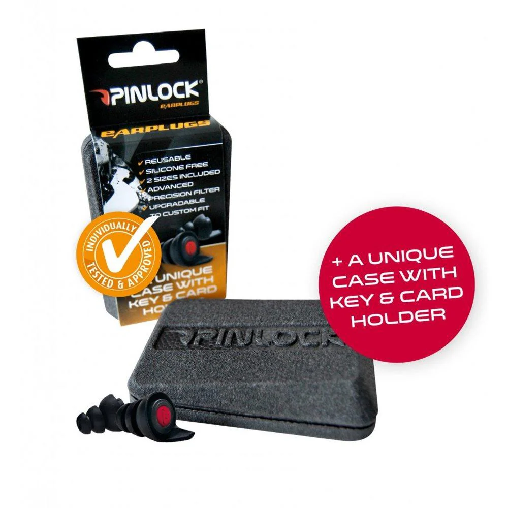 PINLOCK EARPLUGS (INC KEY CHAIN CASE)