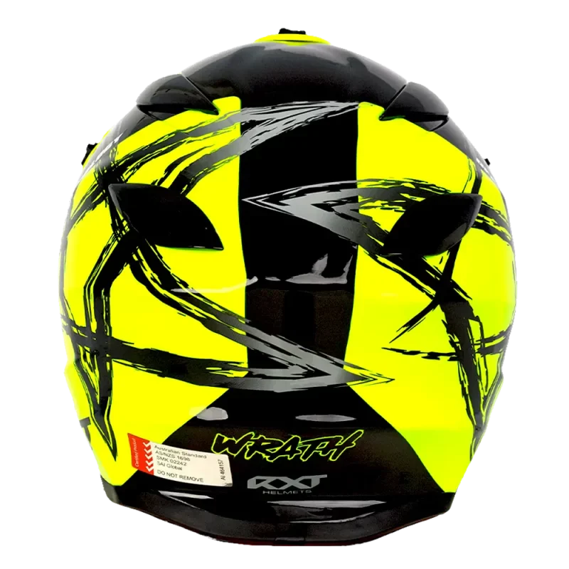 RXT SECTOR WRATH HELMET - GLOSS BLACK/FLURO - Image 3