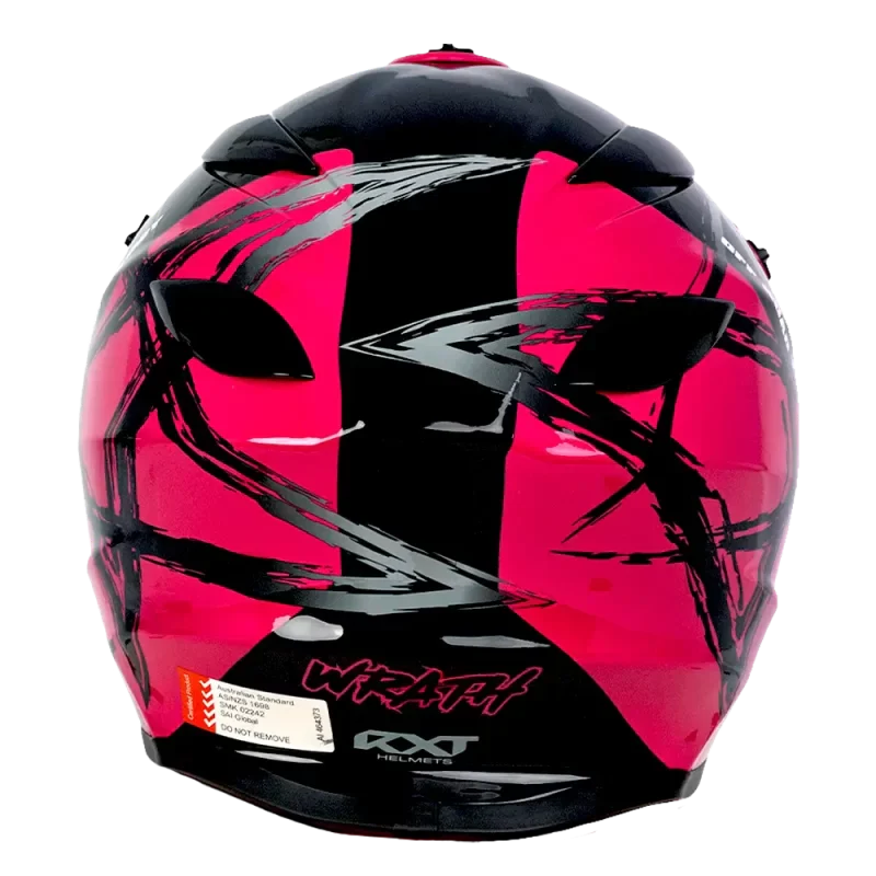 RXT SECTOR WRATH HELMET - GLOSS BLACK/MAGENTA - Image 3