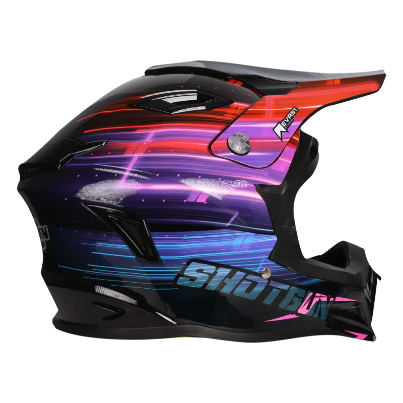 RXT SG1 ULTRA+ BLUR HELMET - BLACK/PINK - Image 2