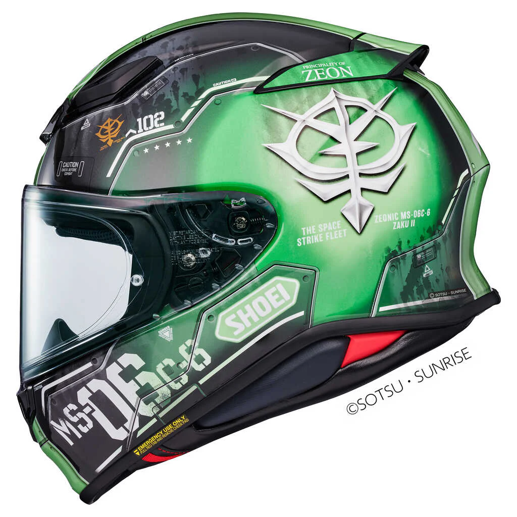SHOEI NXR2 MS-06C-6 ZAKU II HELMET - TC4 - Image 3