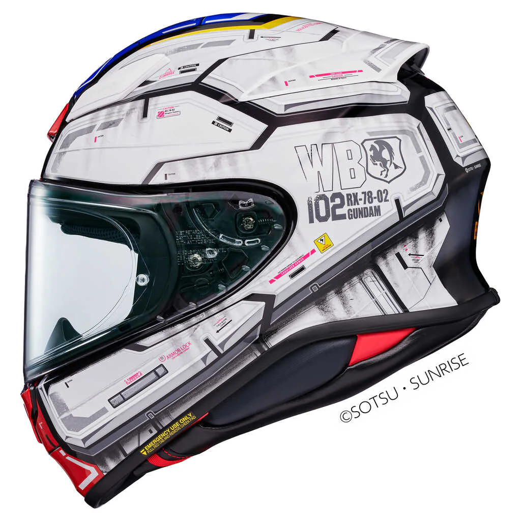 SHOEI NXR2 RX-78-02 GUNDAM HELMET - TC10 - Image 3