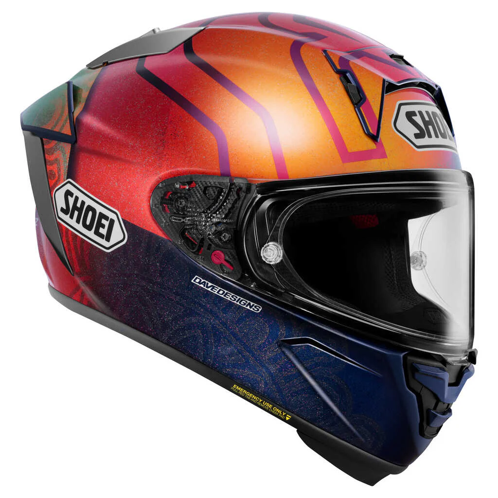 SHOEI X-SPR PRO MARQUEZ HOLI HELMET - TC1 - Image 3