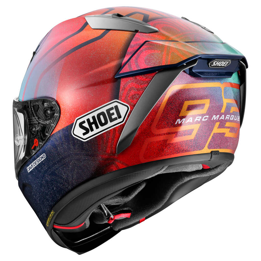 SHOEI X-SPR PRO MARQUEZ HOLI HELMET - TC1 - Image 4