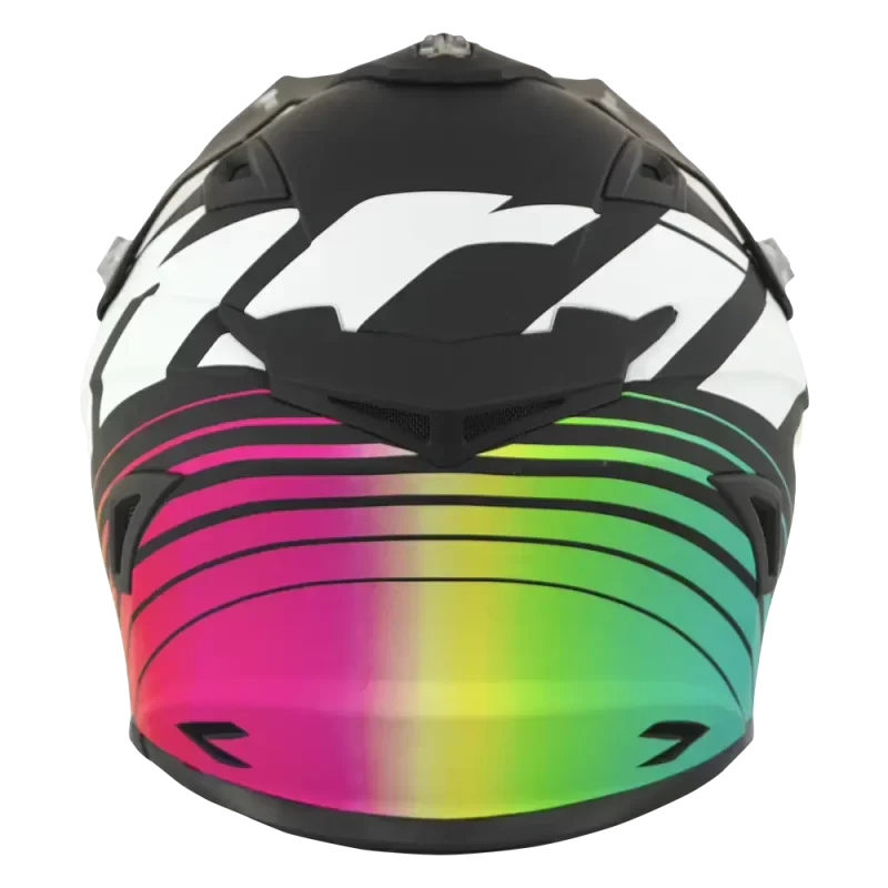 THRILA MIAMI HELMET - MATT BLACK/COLOUR BURST - Image 2