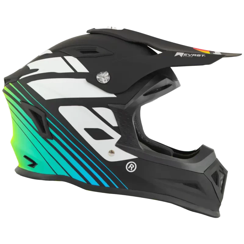 THRILA MIAMI HELMET - MATT BLACK/COLOUR BURST - Image 3
