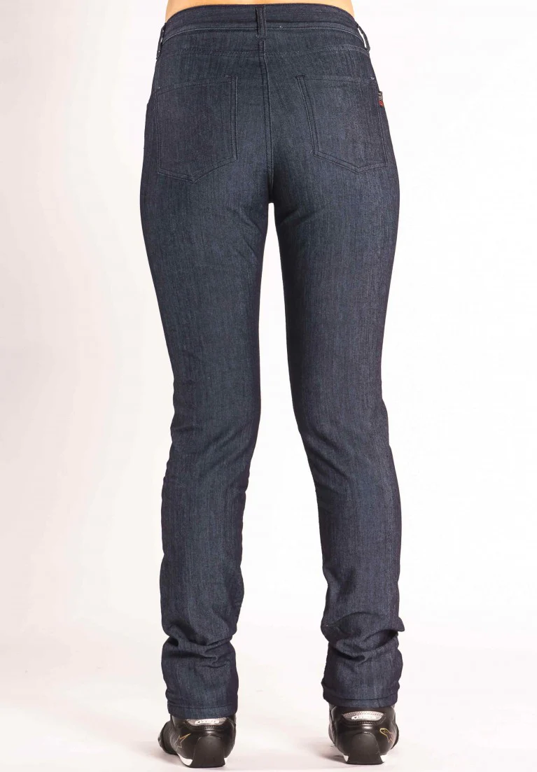 TKD AMBER HIGH RISE STRETCH SLIM JEANS - BLUE - Image 2