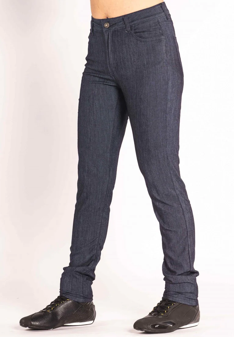 TKD AMBER HIGH RISE STRETCH SLIM JEANS - BLUE - Image 3