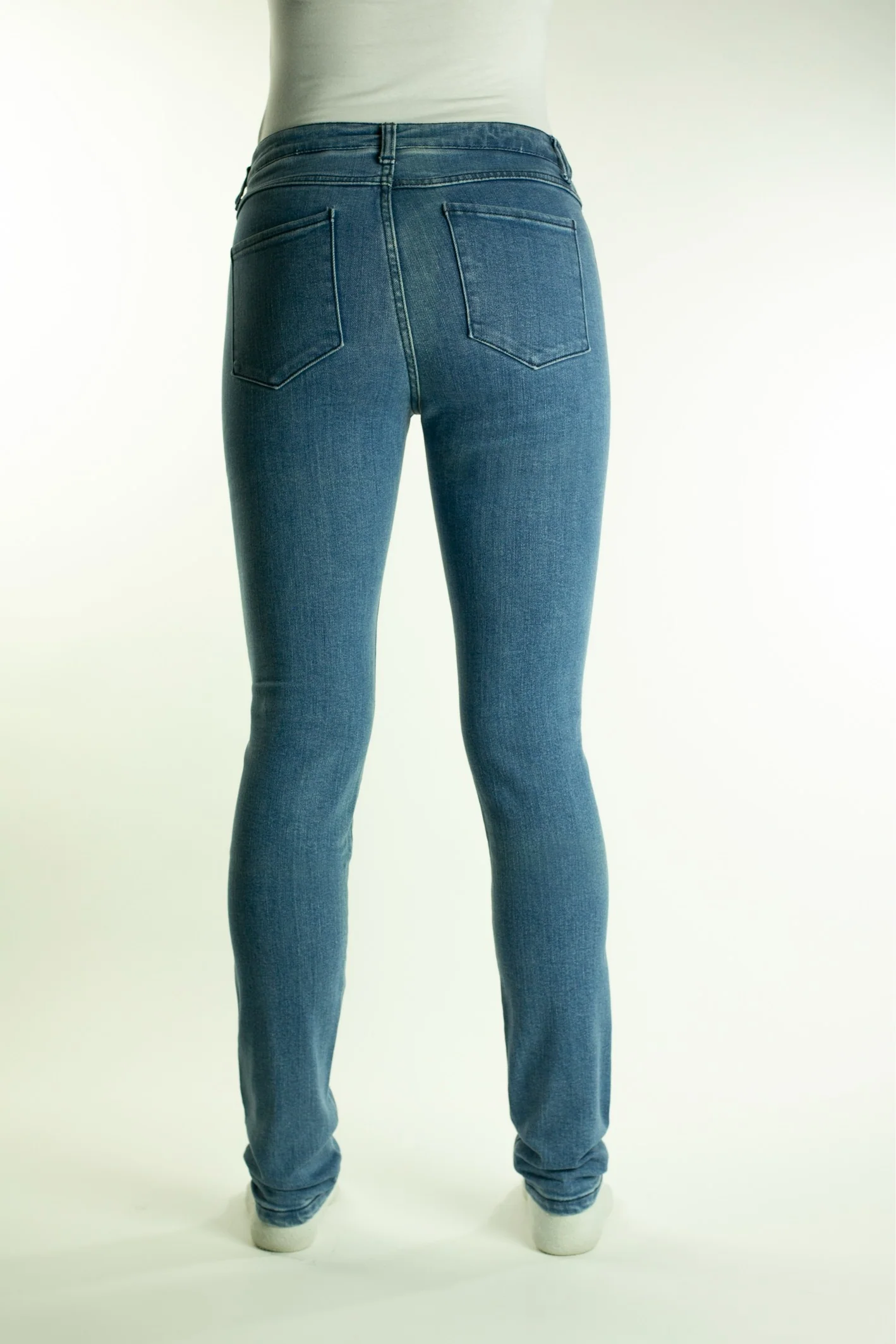 TKD AMBER HIGH RISE SUPER STRETCH SLIM COMBO JEANS - SKY BLUE - Image 2
